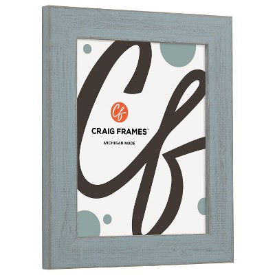 Jasper 16x24 Blue Grey Rustic Wood Wall Frame