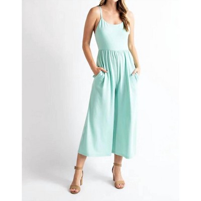 Women's Mint Butter Soft Tank Jumpsuit - RAE MODE