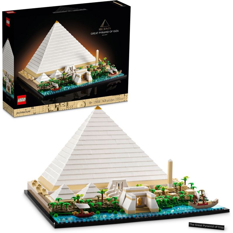 LEGO Architecture Great Pyramid of Giza Set 21058, 1 of 10