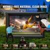 VEVOR Inflatable Movie Screen 20FT Inflatable Projector Screen for outside with 350W Air Blower Inflatable Screen Oxford Fabric Material, Black - 3 of 4