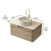 GDFStudio Winfough Modern Bathroom Vanity with Round Basin and Drawer - 3 of 4
