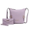 MKF Collection Lux Vegan Leather Women’s Hobo Bag with Wallet by Mia K - 2 of 4