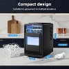 ZAFRO Crescent Ice Maker,Countertop Ice Maker with Portable Crescent Ice,27 Lbs/24H,16Pcs in 15Mins,Self-Cleaning,for Home/Kitchen/Party - 4 of 4
