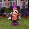 Gemmy Airblown Inflatable Minnie as Witch Disney, 4 ft Tall, Multicolored - 2 of 3