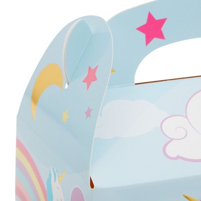 12 Pack Unicorn Party Favor Boxes Unicorn Theme Happy Birthday Treat Boxes Unicorn Party Boxes