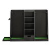 MOEPISY 55.5in x16in x37in Wooden Golf Bag Organizer and Sports Storage Rack, Black - 4 of 4