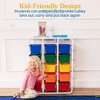 ECR4Kids 5-Tier Storage Rack with 15 Cubby Bins 5x3 - 4 of 4