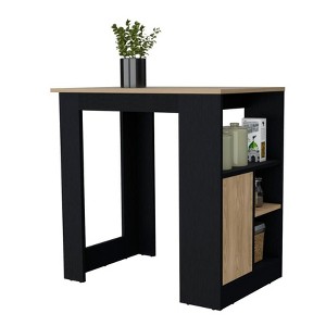 NicBex Kitchen Island Cart with 3 Open Shelves and 1 Door Cabinets,Kitchen Island with Storage,Modern Kitchen Cart,Island Table for Kitchen - 1 of 1