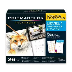 Prismacolor Technique 26pk Animal Drawing Pencils with Digital Lessons