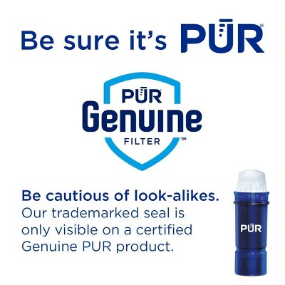 PUR PLUS 3-Pack Blue Water Pitcher Replacement Filters
