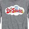 Boys' - Dr. Seuss - Cat and the Hat and Friends Cloud Logo Long Sleeve Graphic T-Shirt - 2 of 4