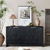 Aubrey 31.5''Hx46''Wx15.75''D Decorative Storage Cabinet With 3 Wooden Doors With Adjustable Shelf Sideboards And Buffets-Maison Boucle - 2 of 4