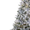 National Tree Company 9' Pre-lit Snowy Hudson Pine Artificial Christmas Tree with Warm White LED Lights and PowerConnect - 4 of 4