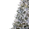 National Tree Company 9' Pre-lit Snowy Hudson Pine Artificial Christmas Tree with Warm White LED Lights and PowerConnect - image 4 of 4