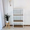 59" H Heavy Duty Storage Shelves,4 Tier Shelving Unit for Garage,Adjustable Metal Garage Shelves,Kitchen Storage Shelves for Kitchenware Warehouse - 3 of 4