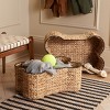 Wulfric Set 2 Dog Bone Baskets - Natural/Black - Safavieh - 3 of 4