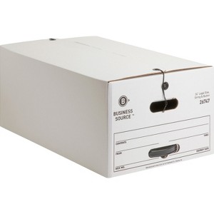 Business Source Storage Boxes Med Duty Ltr 12/CT WE 26747 - 1 of 4