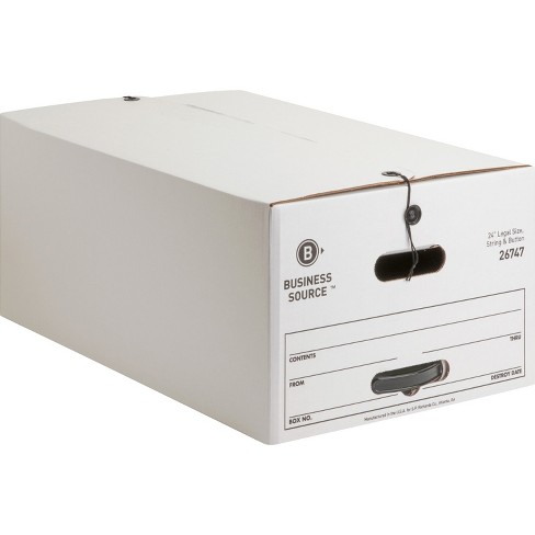 Business Source Storage Boxes Med Duty Ltr 12/CT WE 26747 - image 1 of 4