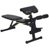 Soozier Adjustable Weight Bench, Multi-Functional Dumbbell Bench Sit Up Workout Incline Bench Strength Training Equipment for Home Gym - 4 of 4