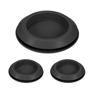 Unique Bargains Silicone Durable Waterproof Shock Absorption Mechanical Fasteners Black - 1 of 4