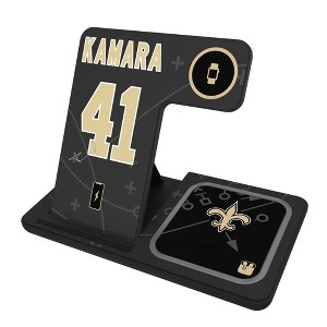 NFL New Orleans Saints Players Game Tactic 15-Watt 3 in 1 Charging Station - 1 of 4