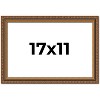 PosterPalooza | Classic Gold Picture Frame - UV Acrylic, Backing Board, Hanging Hardware Included - 2 of 4