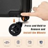 Expandable Carry on Luggage Sets,Suitcases with Detachable Wheels Hard - 4 of 4