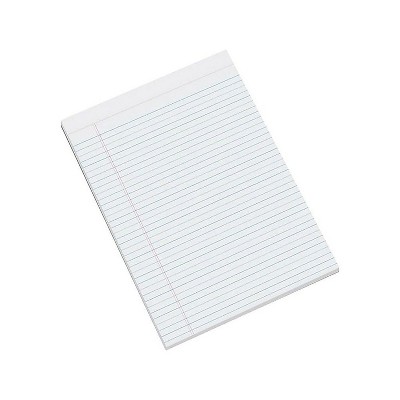 MyOfficeInnovations Notepads 8.5 x 11.75 Wide White 50 Sheets/Pad 12 Pads/Pack