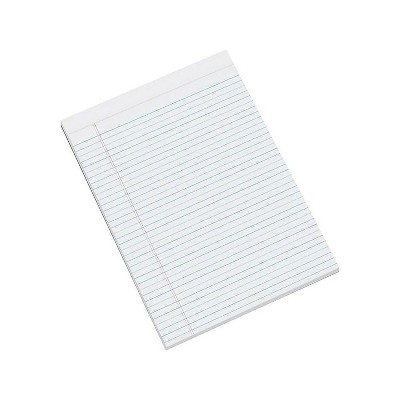 MyOfficeInnovations Notepads 8.5 x 11.75 Wide White 50 Sheets/Pad 12 Pads/Pack MYO814000