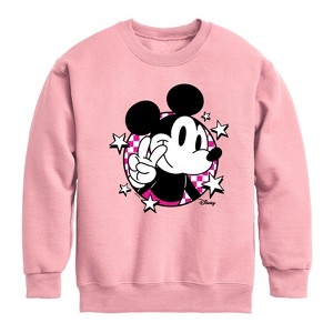 Boys' - Disney - Mickey & Friends Graphic Long Sleeve Fleece Sweatshirt - 1 of 4
