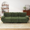 94.5" x 35.4" Chenille Modern 3-Seater Sofa with Spacious Seating, Plush Support - 4 of 4