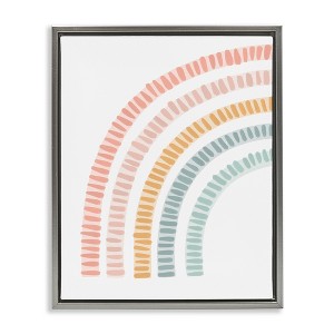 Stupell Industries Minimal Pastel Rainbow, 31" x 25" - 1 of 4