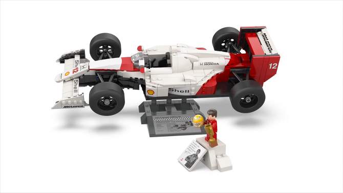 LEGO Icons McLaren MP4/4 &#38; Ayrton Senna Model Race Car 10330, 2 of 9, play video