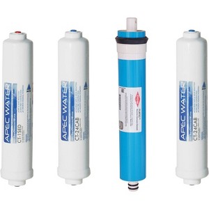 APEC Water Systems Replacement Filters for APEC Water Reverse Osmosis Systems - FILTER-MAXCTOP: Reduces Odors, BPA-Free, Filters Zinc, Copper - 1 of 4