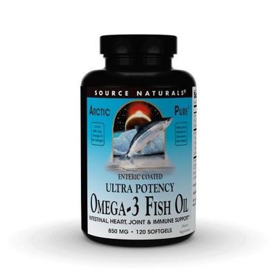 ArcticPure Enteric Coated Omega 3 Fish Oil by Source Naturals, Inc.  -  120 Softgel