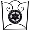 vidaXL Garden Chair Set of 2 Black and White - 3 of 4