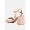 Chaplet Textured Block Heel Sandals - 2 of 4