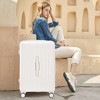 20"/24"/28" 3 pcs/set in ABS Spinner Wheel Luggage, Modern Carry on Suitcase, Matching Color, TSA Combination Lock - 3 of 4