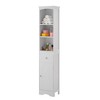 Tall Bathroom Cabinet Freestanding Storage Floor Cabinet With Drawer Adjustable Shelf - 2 of 4