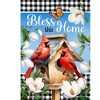 Briarwood Lane Spring House Flag 40x28 For Outdoor Bless This Home Cardinal For Spring House Flag - 3 of 4