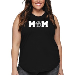 LA Pop Art Soccer Mom - Women's Word Art Tank Top - 1 of 4