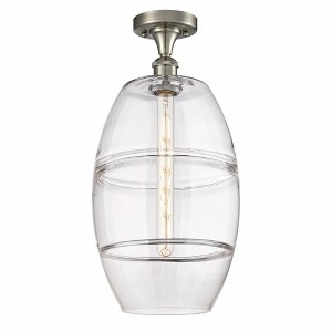 Vaz - 1 Light Semi-Flush Mount In Industrial Style-19.75 Inches Tall and 10 Inches Wide - 1 of 1