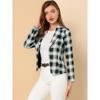 INSPIRE CHIC Women's Notched Lapel Open Front Business Casual Blazer - 2 of 4