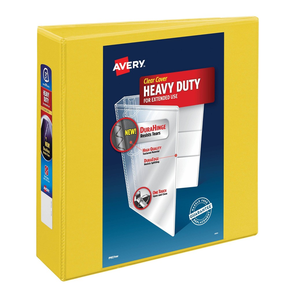Avery 670 Sheet 3  Ring Binder Yellow