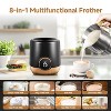 Milk Frother, 8-IN-1 Multi-function Electric frother and steamer 21 oz, 550W Split Stainless Steel Steamer for Coffee, Milk Froth, Chocolate Milk - 2 of 4