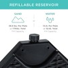 Best Choice Products 4-Piece Cantilever Offset Patio Umbrella Stand Square Base Plate Set w/ Easy-Fill Spouts - 2 of 4