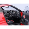 2022 Nissan GT-R (R35) Nismo Special Edition RHD Vibrant Red with Carbon Hood and Top 1/18 Model Car by Autoart - 3 of 4