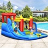 Infans Inflatable Bouncer Water Slide Bounce House Splash Pool without Blower - 2 of 4