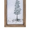 Framed Tis the Season Pine Tree Print 18"H - 2 of 2