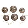 Kurt Adler 60-80MM Shiny and Matte Pewter Glass Ball Ornaments, 20-Piece Set - 2 of 3